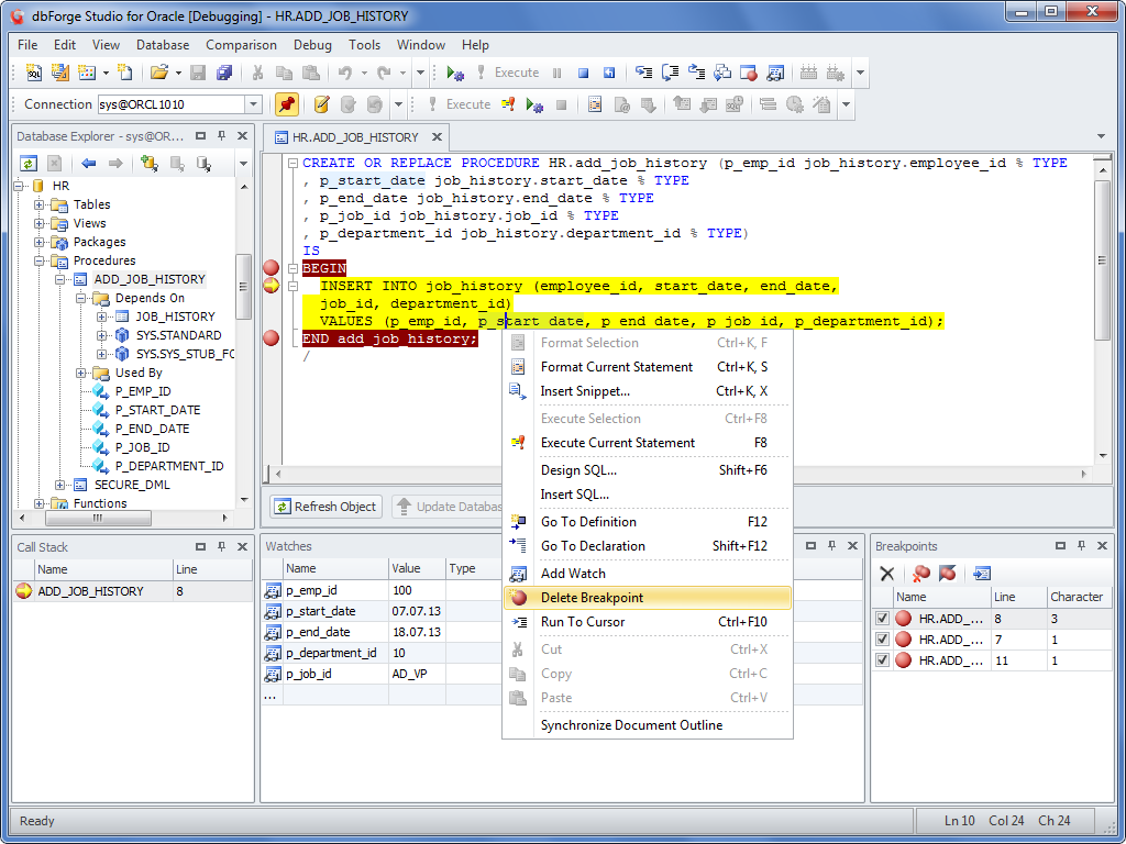 Oracle локальные типы коллекций не допускаются в операторах sql