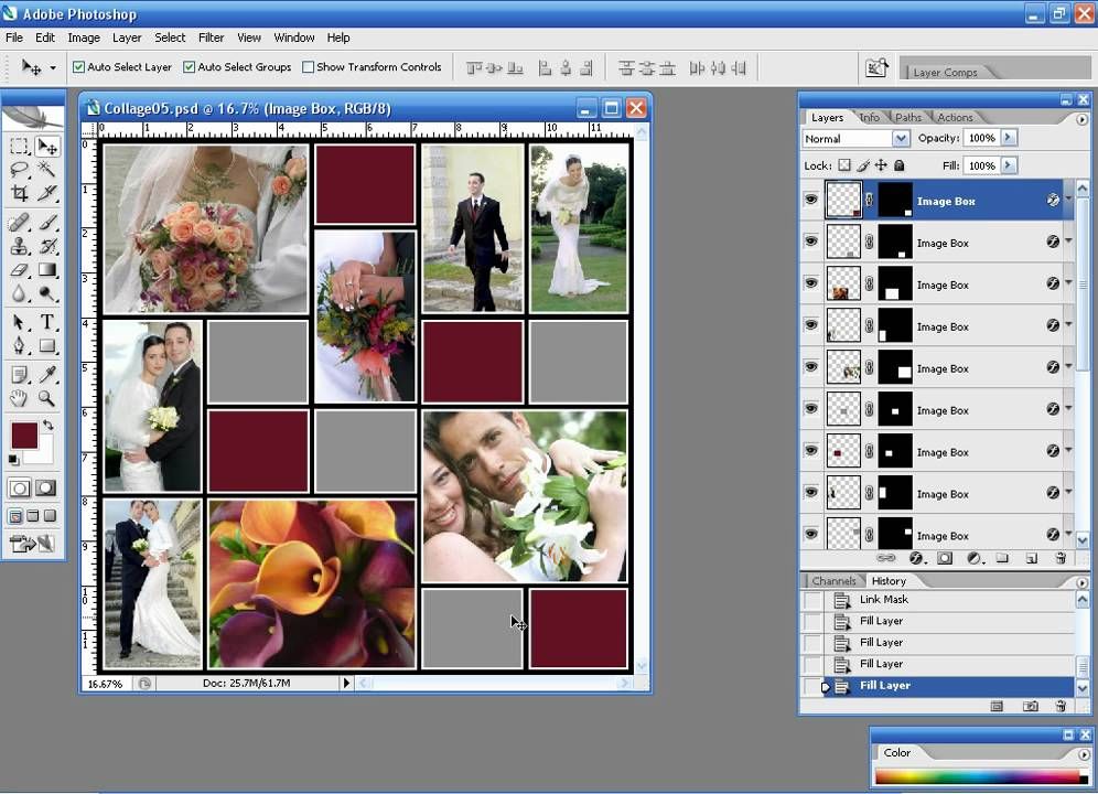 Как сделать коллаж в фотошопе
