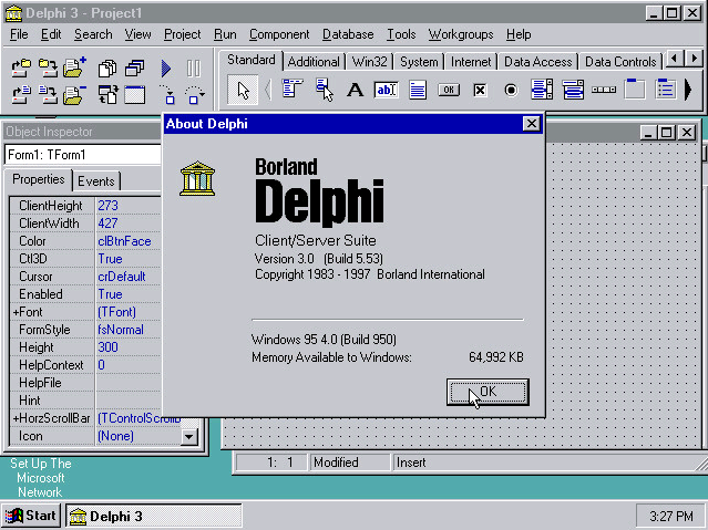 Delphi для windows 7. DELPHI (язык программирования). Делфи 7. Язык программирования Делфи 7. DELPHI 07.