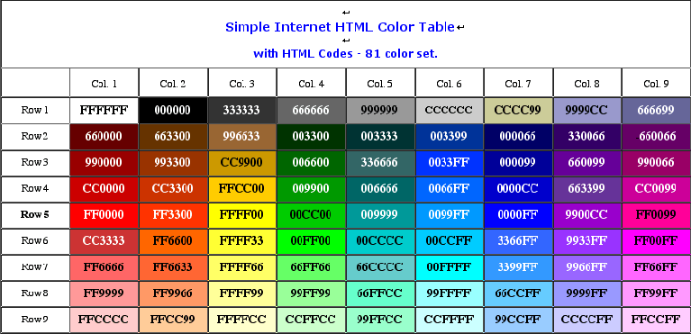 Цвет фона строки html