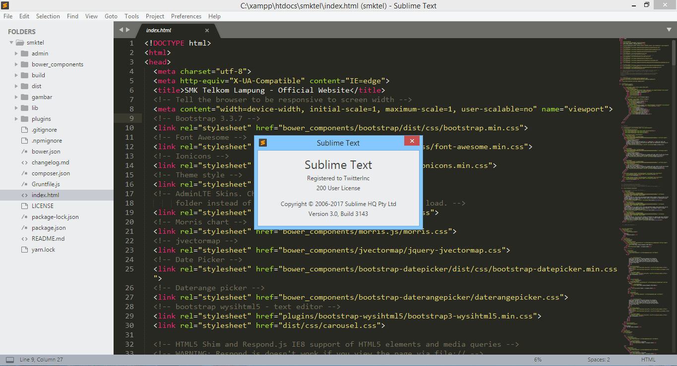 Как посмотреть какие плагины установлены в sublime text