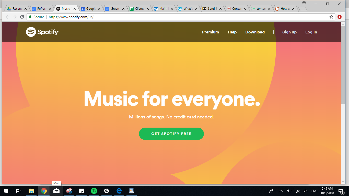 grab-attention-website-home-page-introduction-1-be-concise-spotify