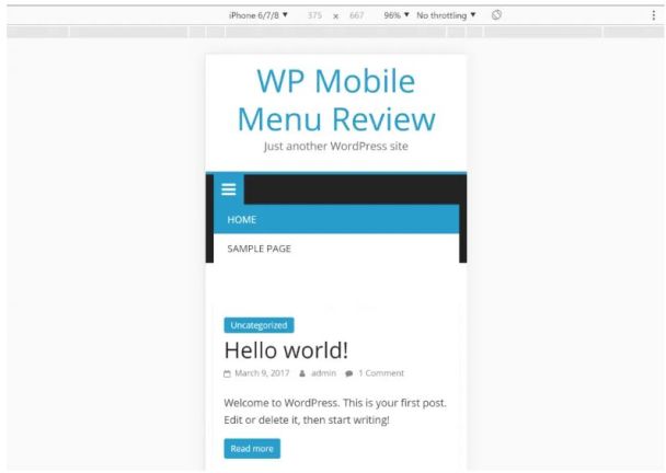 Обзор WP Mobile Menu WordPress