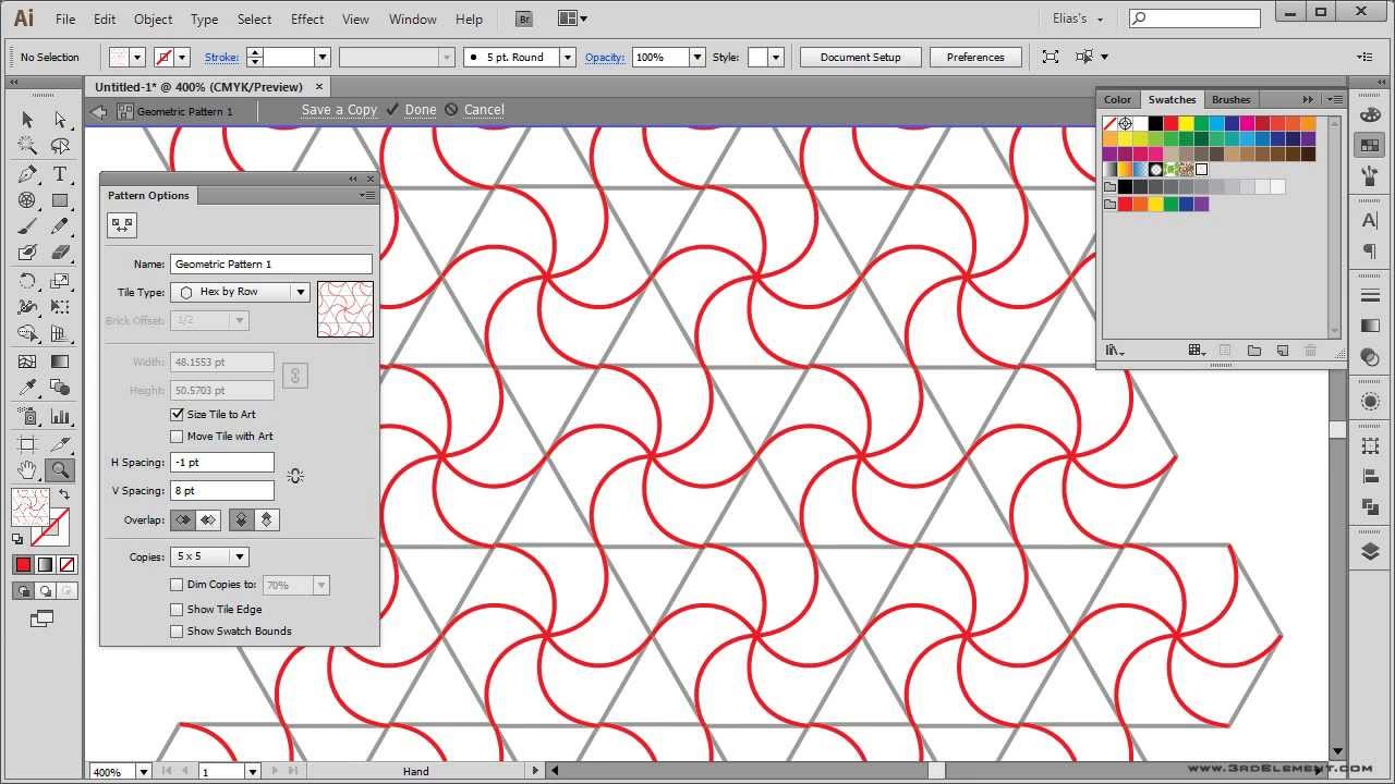 Как сделать паттерн в illustrator