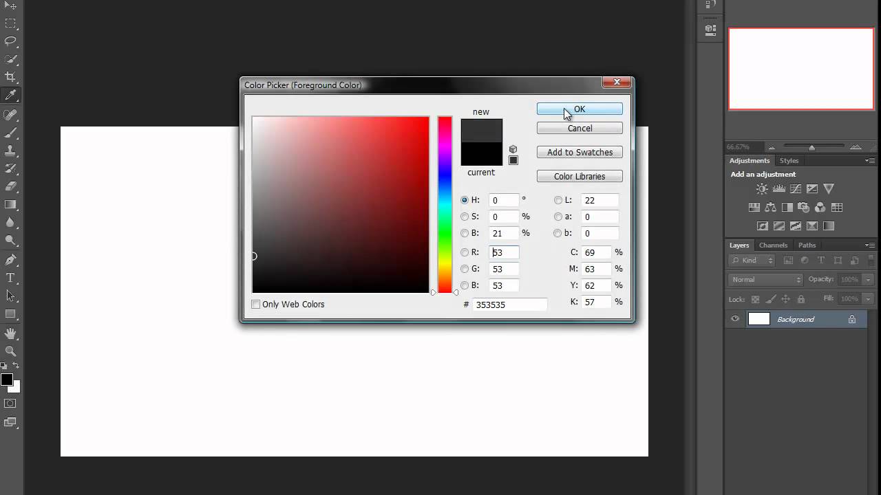 Как удалить один цвет с картинки в фотошопе