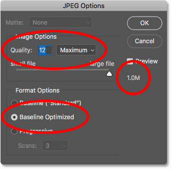 How to save an image as a JPEG for email photo sharing in Photoshop