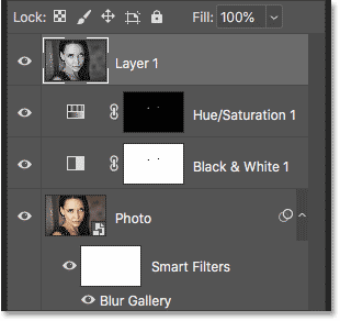 How to merge layers onto a new layer in Photoshop