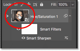 Reopening the smart object to edit its contents in Photoshop