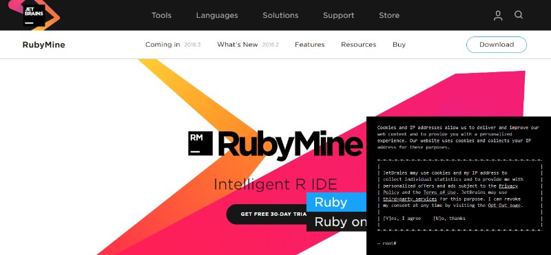 RubyMine IDE