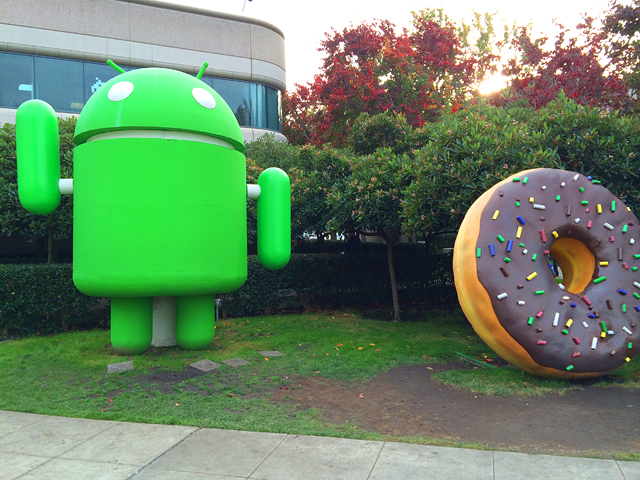 Андроид и пончик