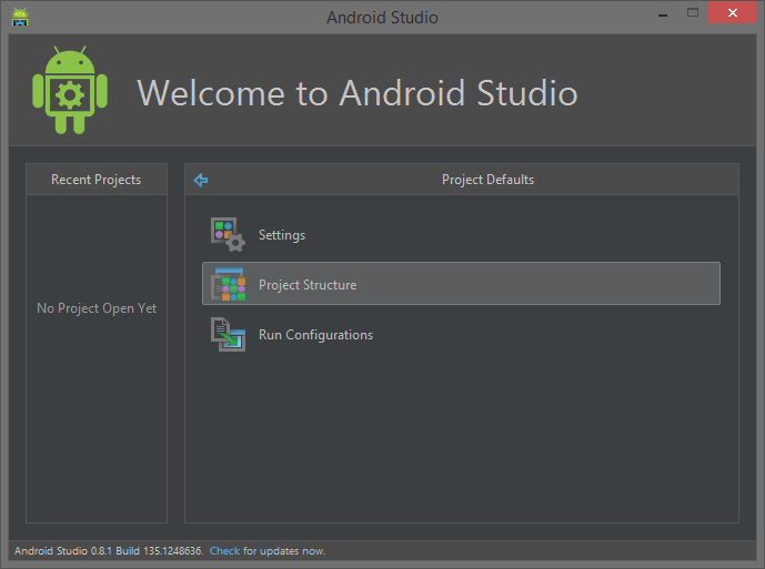 Проект android studio