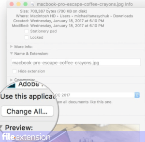 Associate software with MD5 file on Mac