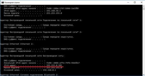 Как узнать ip домена windows